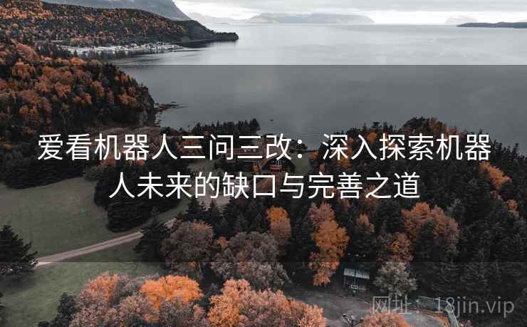 爱看机器人三问三改：深入探索机器人未来的缺口与完善之道